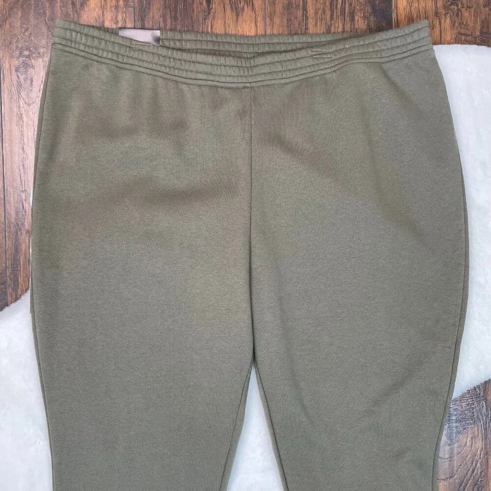 Banana Republic Jogger Sweatpants XXL Olive Green Fleece Lounge Pants Men's NWT - Picture 2 of 12